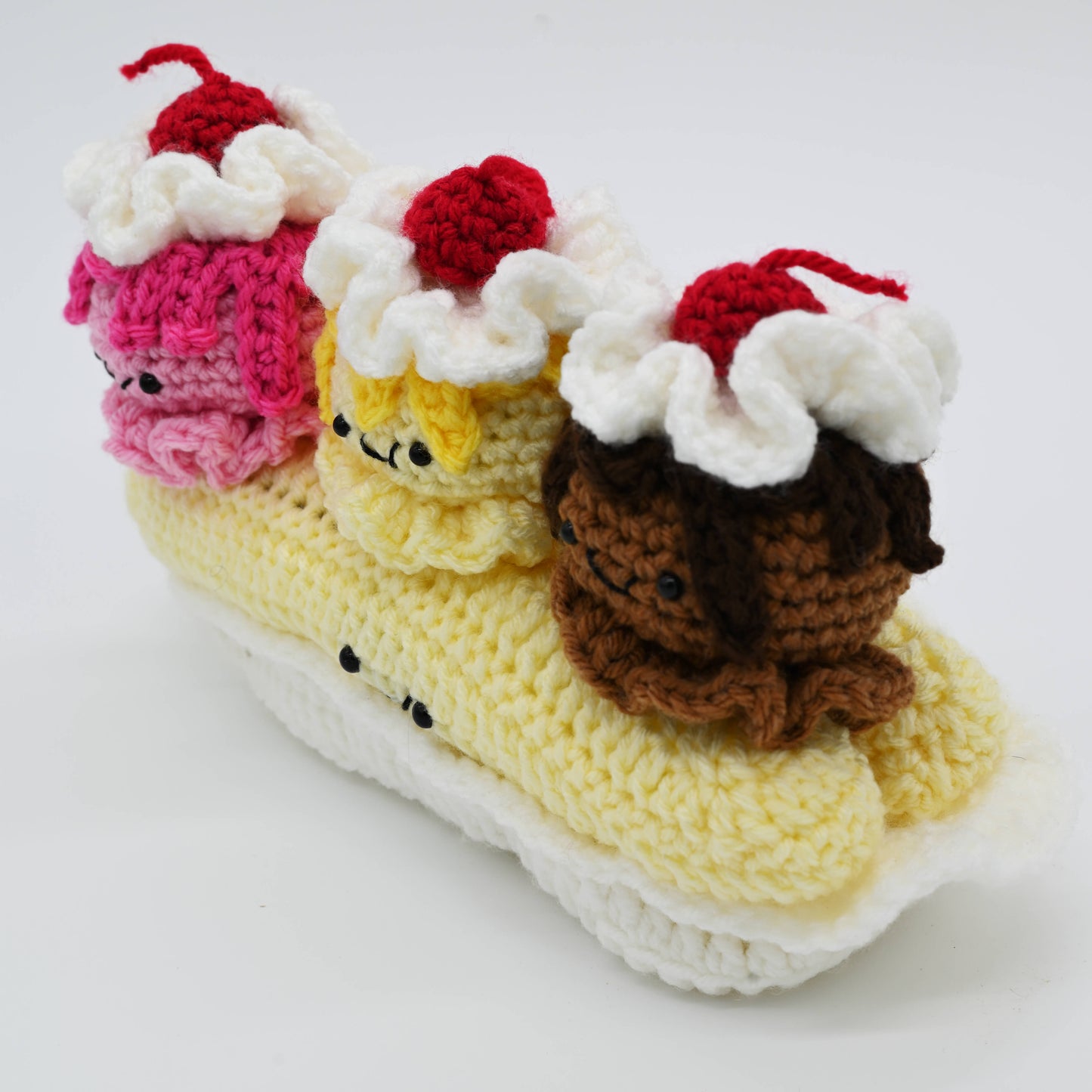 Banana Split Crochet Plush